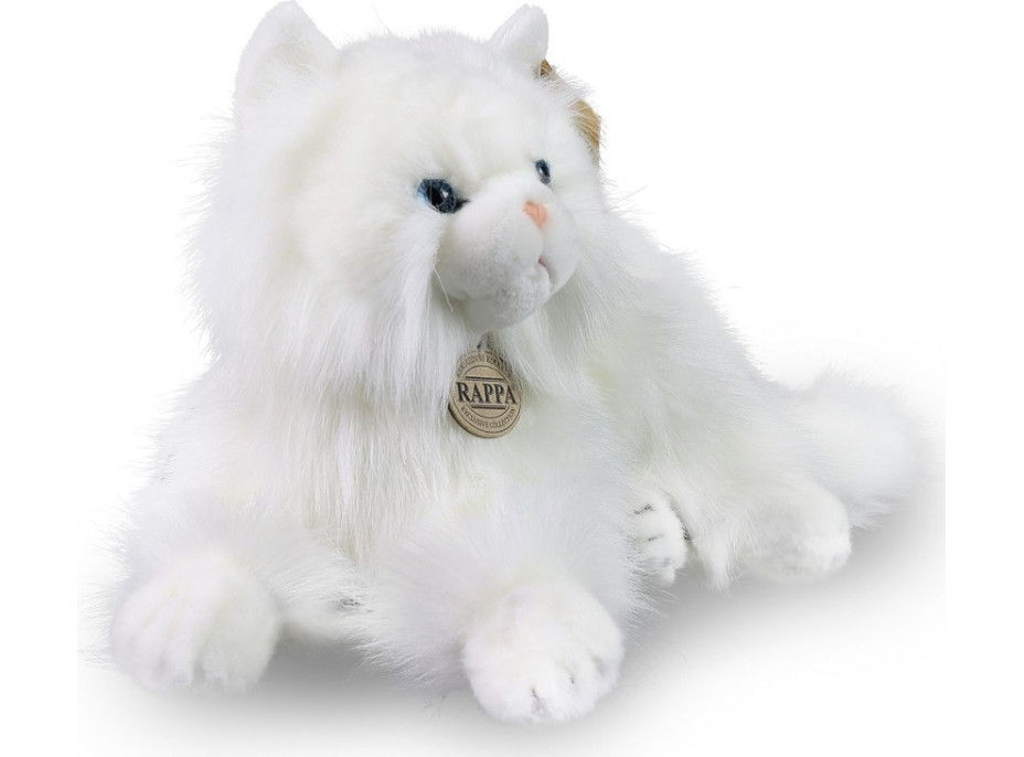 Rappa Plyšová mačka perzská biela 30 cm ECO-FRIENDLY