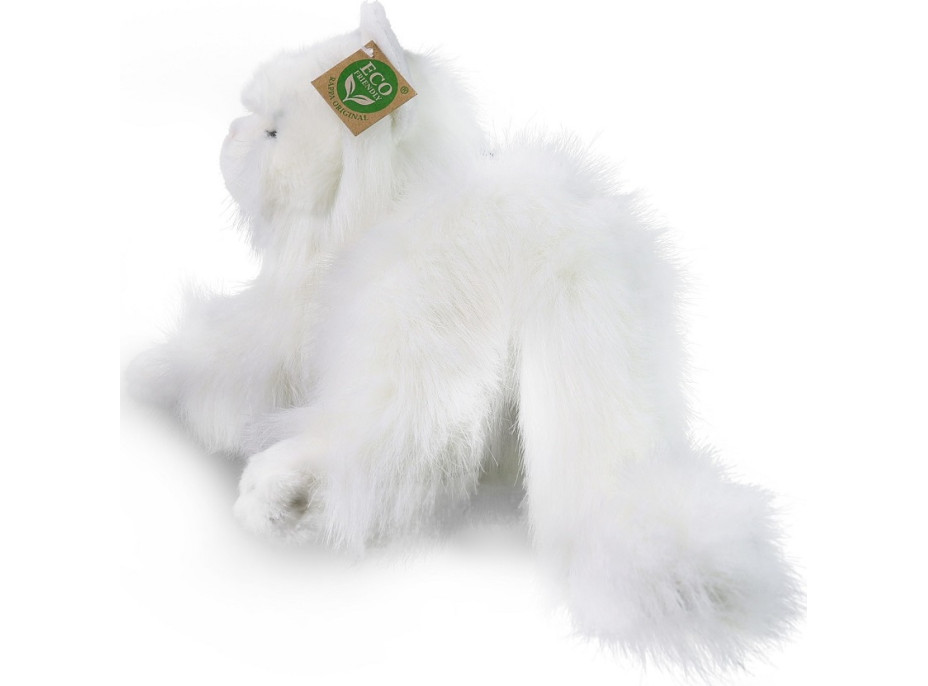 Rappa Plyšová mačka perzská biela 30 cm ECO-FRIENDLY