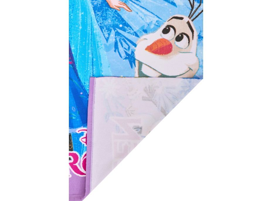 Detská rýchloschnúca osuška 70x140 cm - FROZEN - Anna, Elsa a Olaf