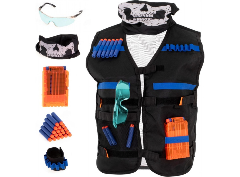 Taktická vesta s príslušenstvom NERF