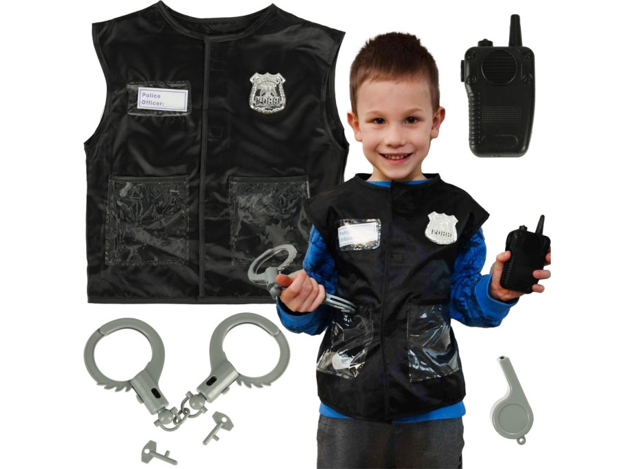 Karnevalový kostým Policajt - 3-8 rokov