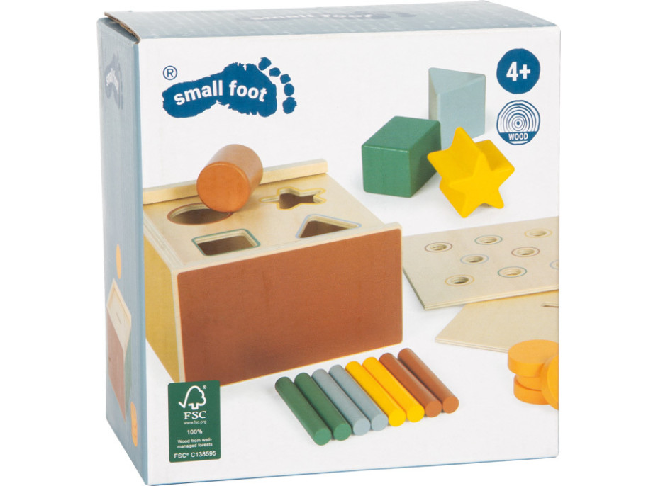 small foot Montessori multifunkčné vhadzovanie