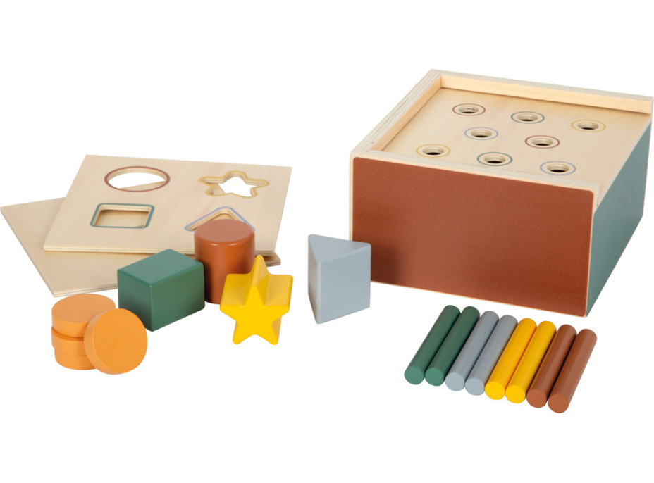 small foot Montessori multifunkčné vhadzovanie