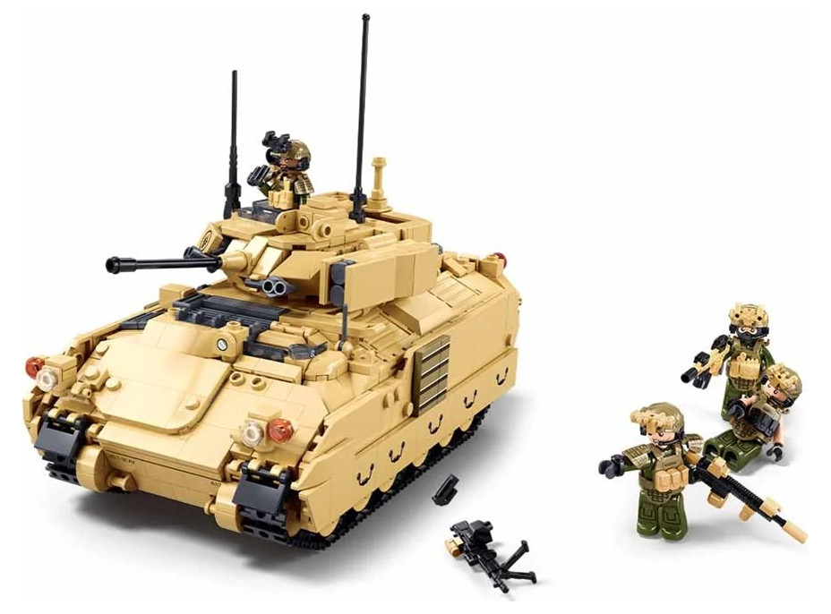 Sluban M38-B1363 Americký ľahký tank M3A3 Bradley