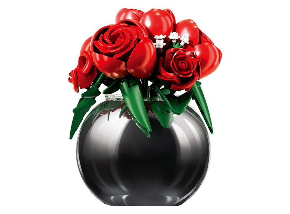 Sluban Flowers M38-P8061 Kytica červených ruží vo váze