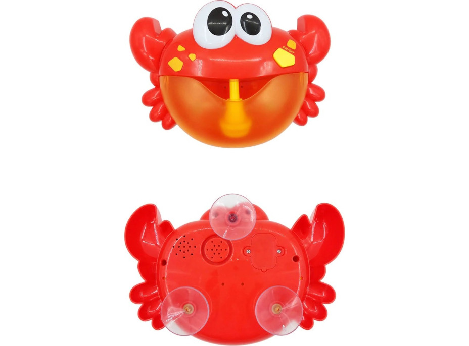 Hračka do kúpeľa s generátorom bubliniek - Krab