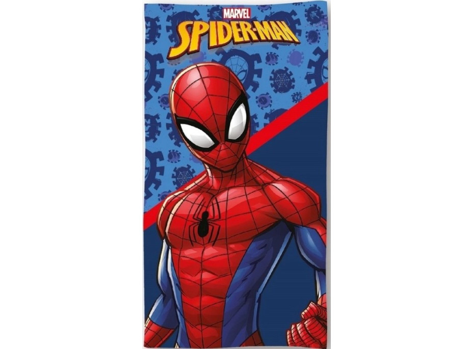 Bavlnená osuška Spider-Man - modrá - 70x140 cm