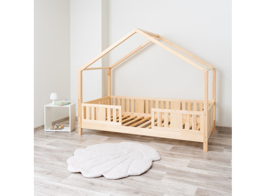 Detská domčeková posteľ z masívu borovice NIKO S 10 - 160x80 cm