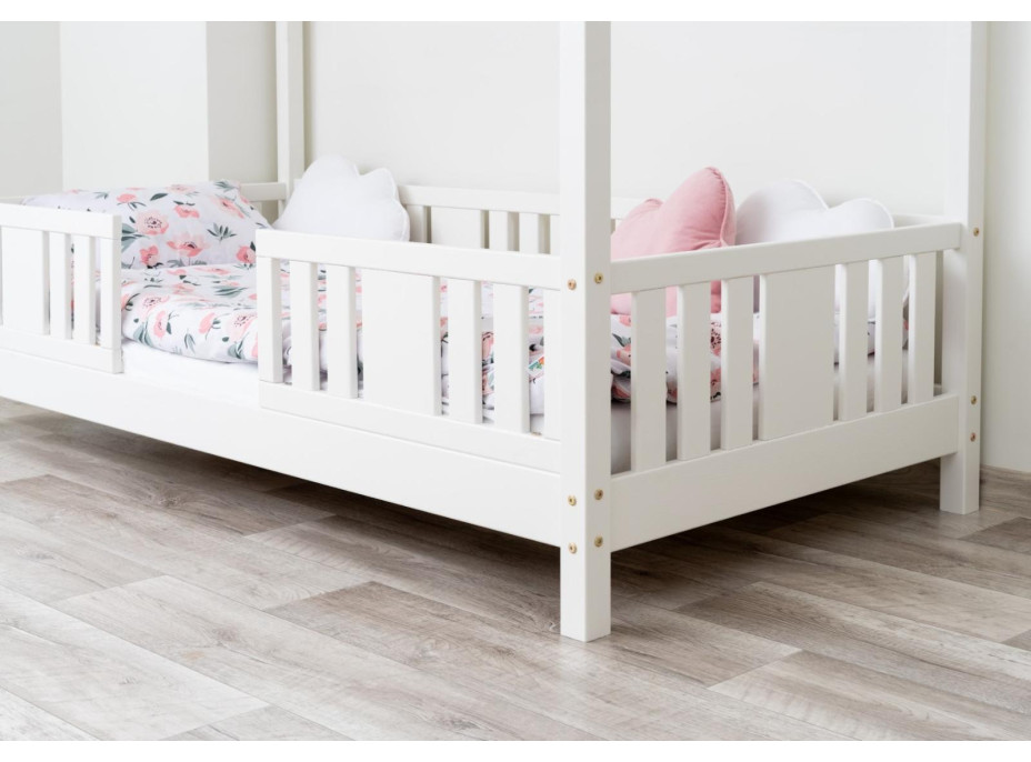 Detská domčeková posteľ z masívu borovice NIKO S 10 - 160x80 cm