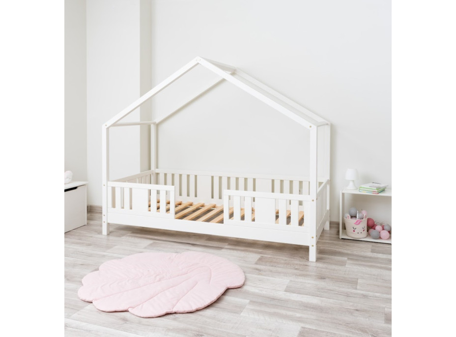 Detská domčeková posteľ z masívu borovice NIKO S 10 - 200x90 cm