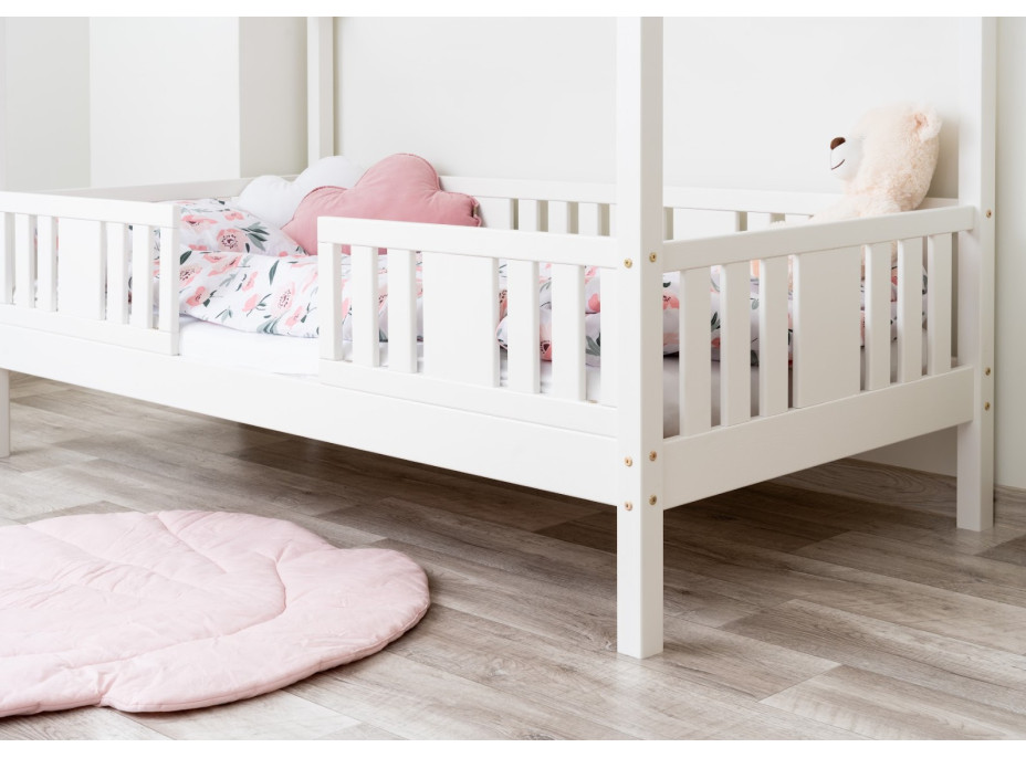 Detská domčeková posteľ z masívu borovice NIKO S 20 - 160x80 cm