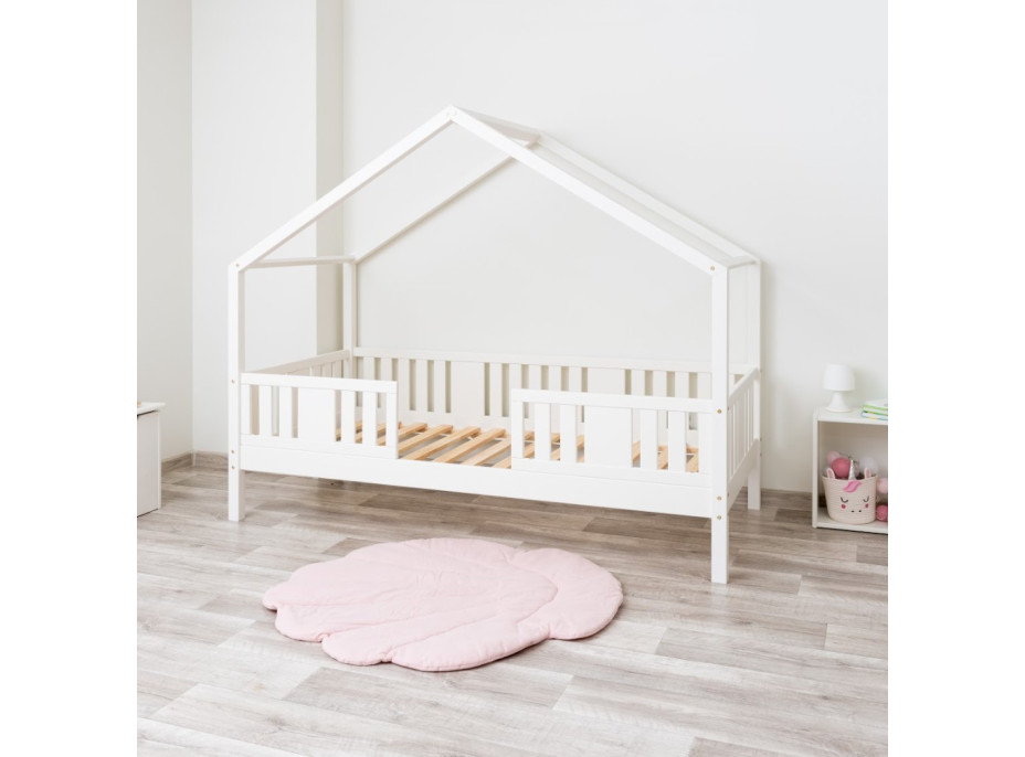 Detská domčeková posteľ z masívu borovice NIKO S 20 - 160x80 cm