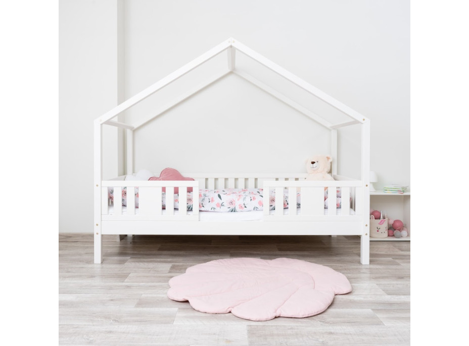 Detská domčeková posteľ z masívu borovice NIKO S 20 - 190x90 cm