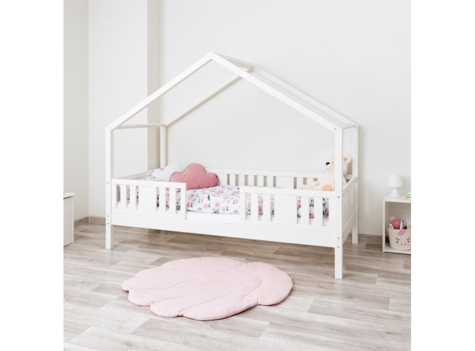 Detská domčeková posteľ z masívu borovice NIKO S 20 - 180x80 cm