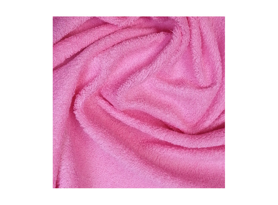 FROTÉ prestieradlo 190x90 cm - RUŽOVÉ