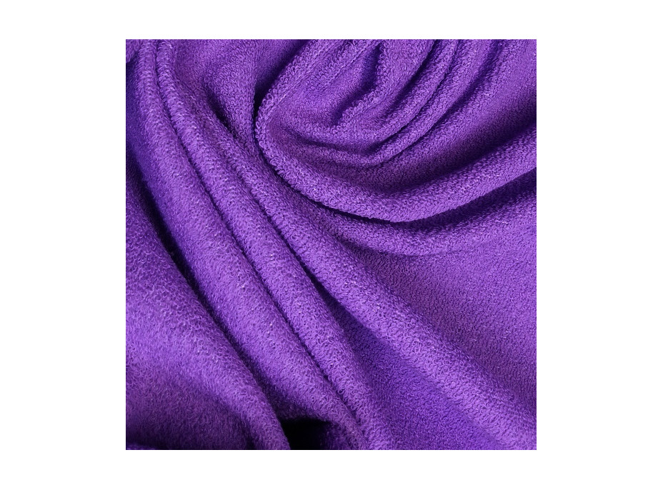 FROTÉ prestieradlo 190x90 cm - SVETLO FIALOVÉ