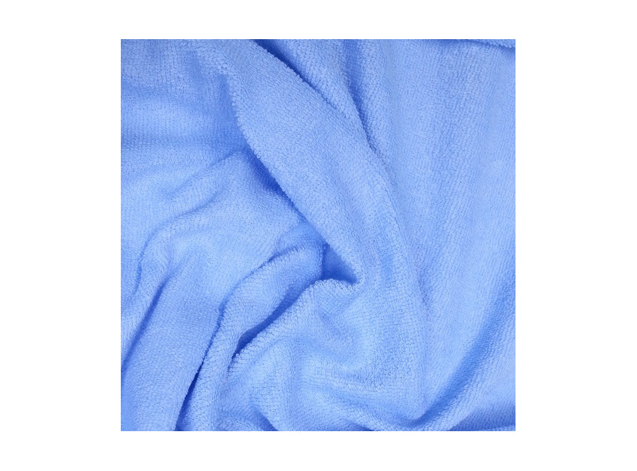 FROTÉ prestieradlo 190x90 cm - SVETLO MODRÉ