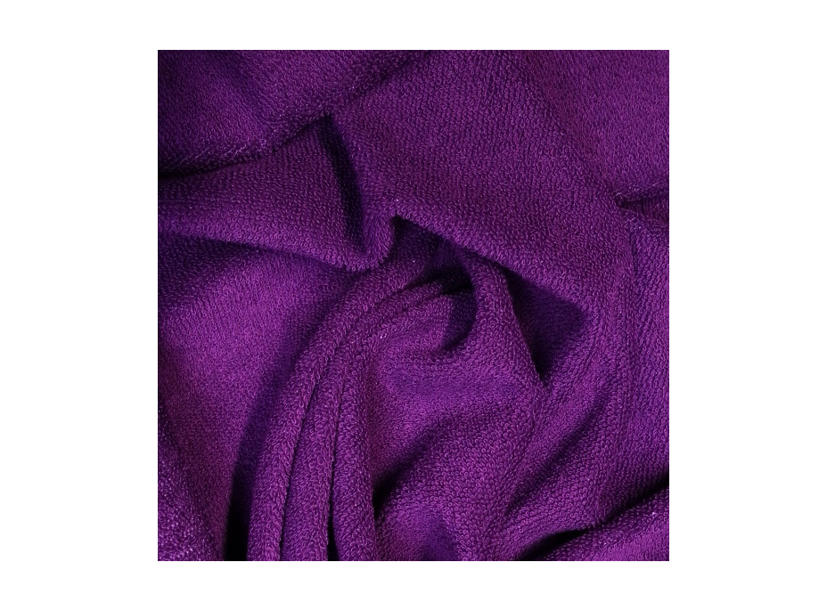 FROTÉ prestieradlo 190x90 cm - TMAVO FIALOVÉ