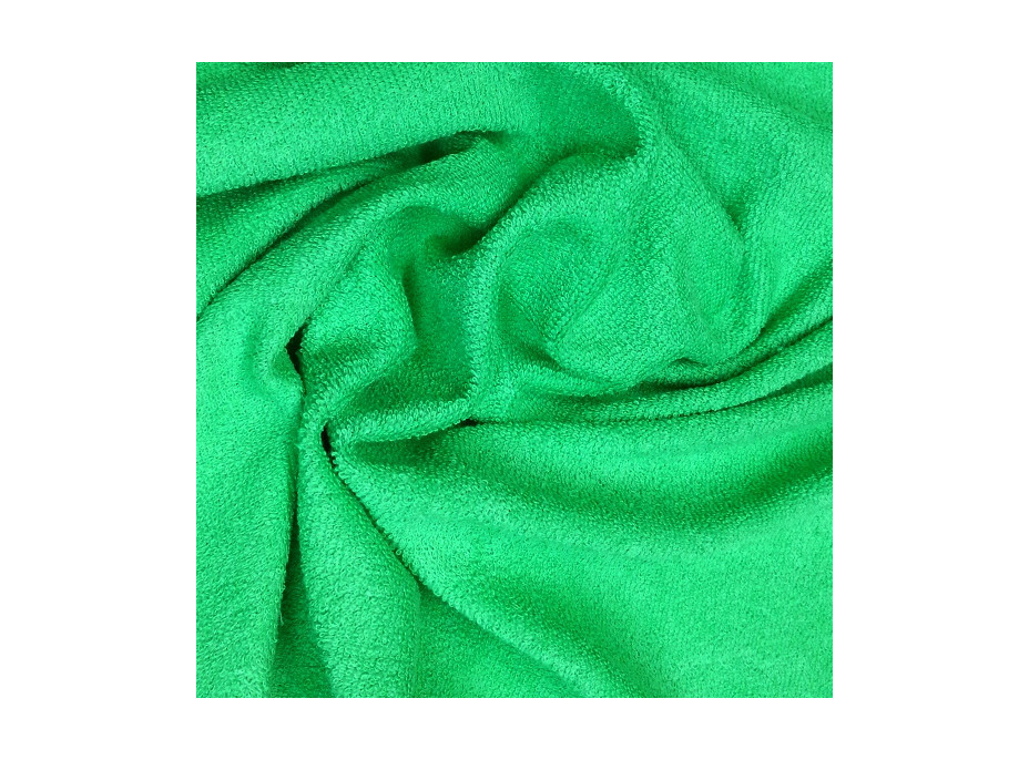 FROTÉ prestieradlo 190x90 cm - TMAVO ZELENÉ