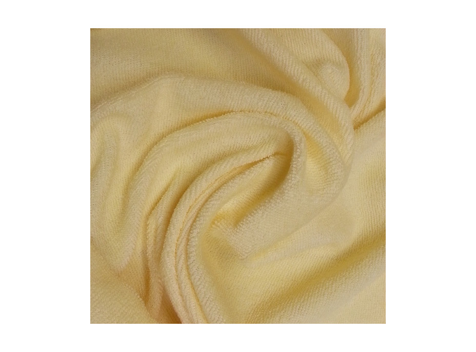 FROTÉ prestieradlo 190x90 cm - ŽLTÉ