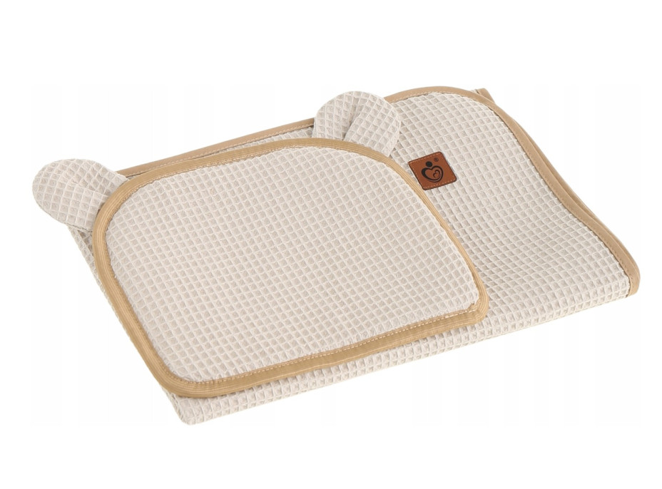 Hniezdočko (kokon) pre bábätko - BABYMAM AIR 3D SAFE SLEEP SET - béžové