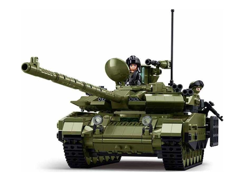 Sluban Model Bricks M38-B1377 Tank T-90M-S v mierke 1:35