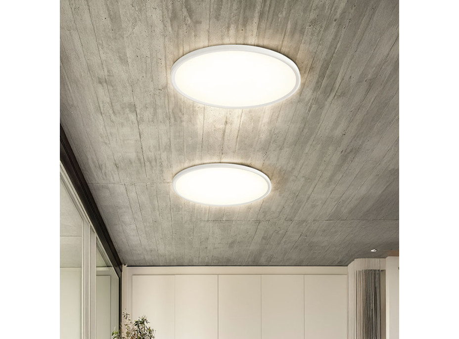 Solight LED osvetlenie s diaľkovým ovládačom Estela White, 50W, 5400lm, 60cm, URG