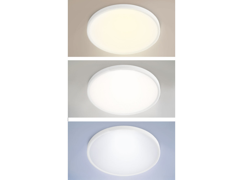 Solight LED osvetlenie s diaľkovým ovládačom Estela White, 50W, 5400lm, 60cm, URG