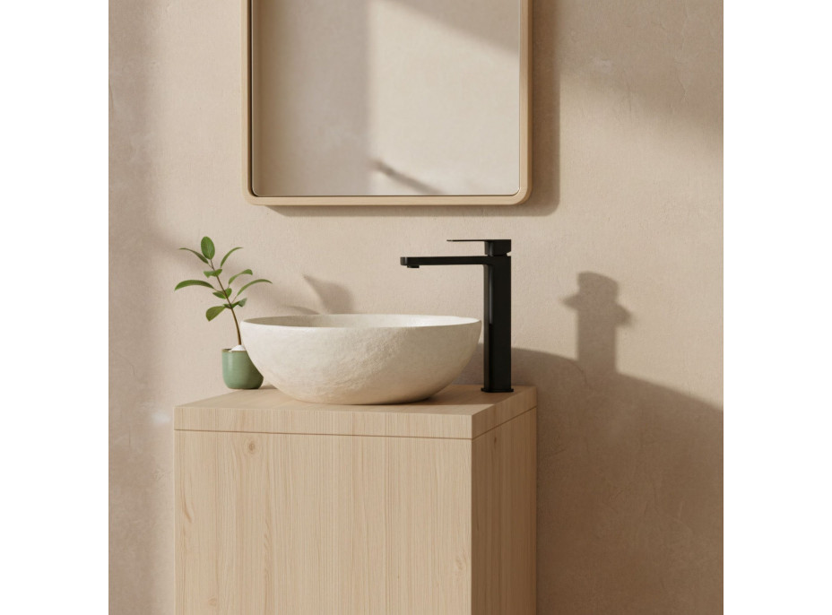 Umývadlová batéria REA ARLO - čierna - vysoká