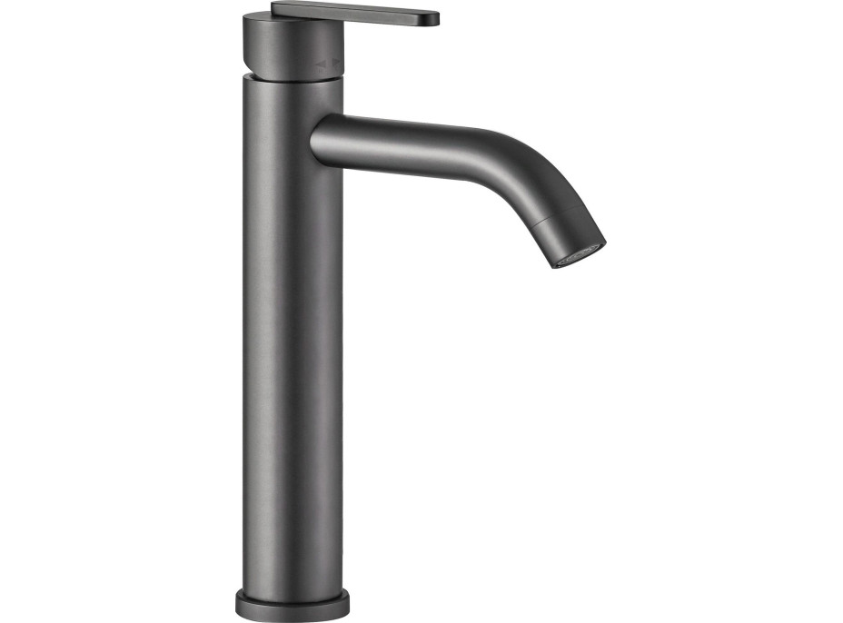 Umývadlová batéria REA ONTARIO - gun grey - vysoká