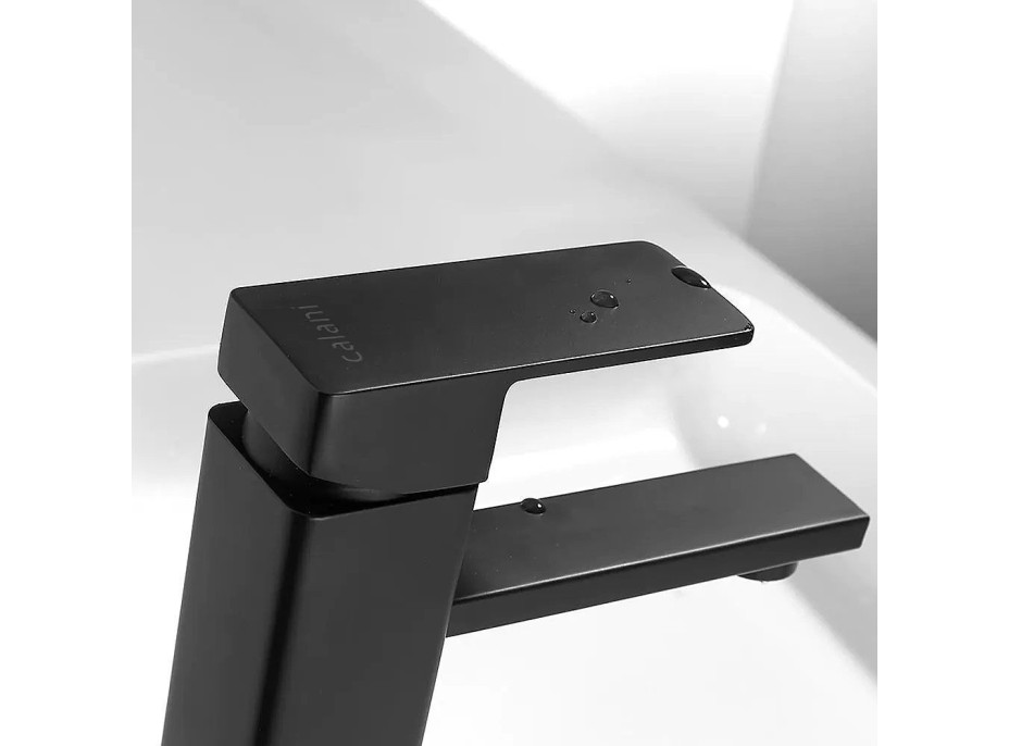 Umývadlová batéria CALANI SIENA - čierna - nízka