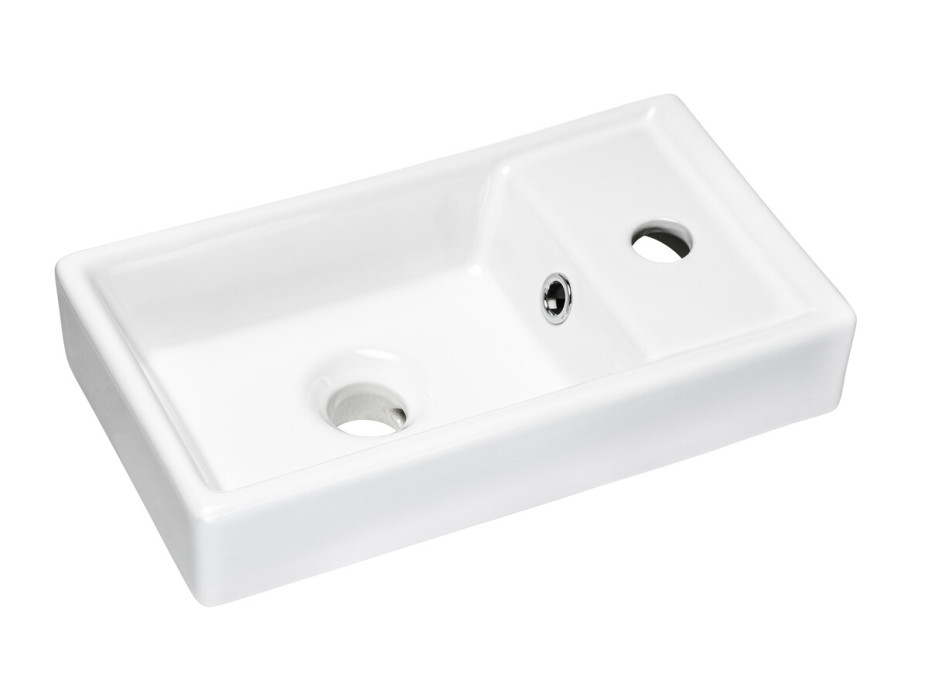 Kúpeľňová závesná skrinka s umývadlom ADÉLA 40 cm - kašmírová