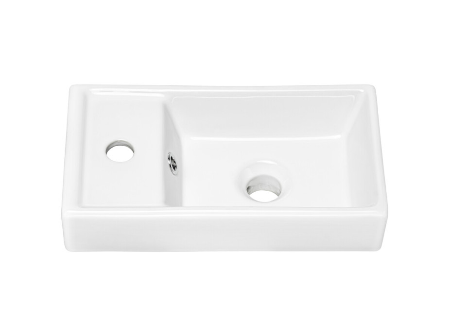 Kúpeľňová závesná skrinka s umývadlom ADÉLA 40 cm - kašmírová