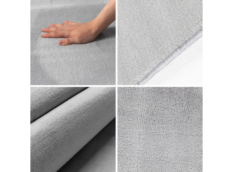 Kusový koberec Sky 5400 Silver kruh