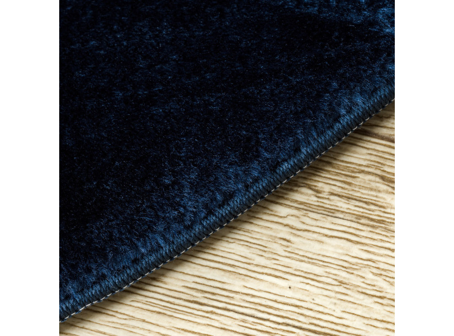 Kusový koberec Visco Rabbit Dark blue 10 kruh