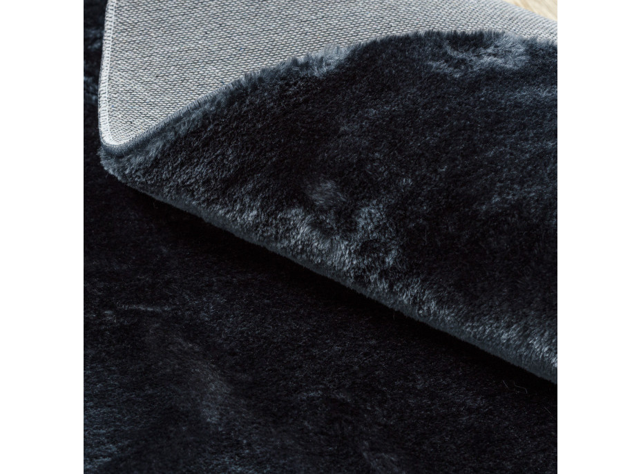 Kusový koberec Visco Rabbit Dark grey 5 kruh