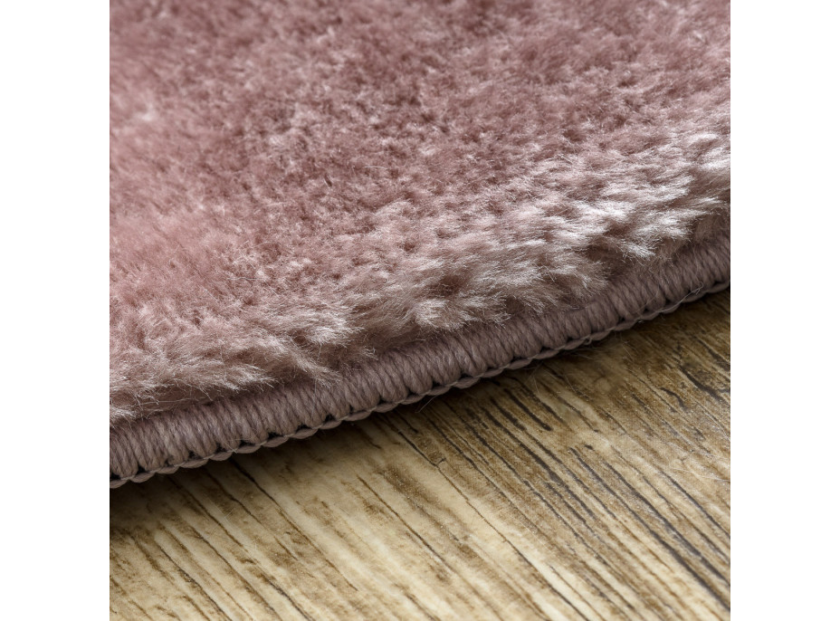 Kusový koberec Visco Rabbit Pink 8 kruh