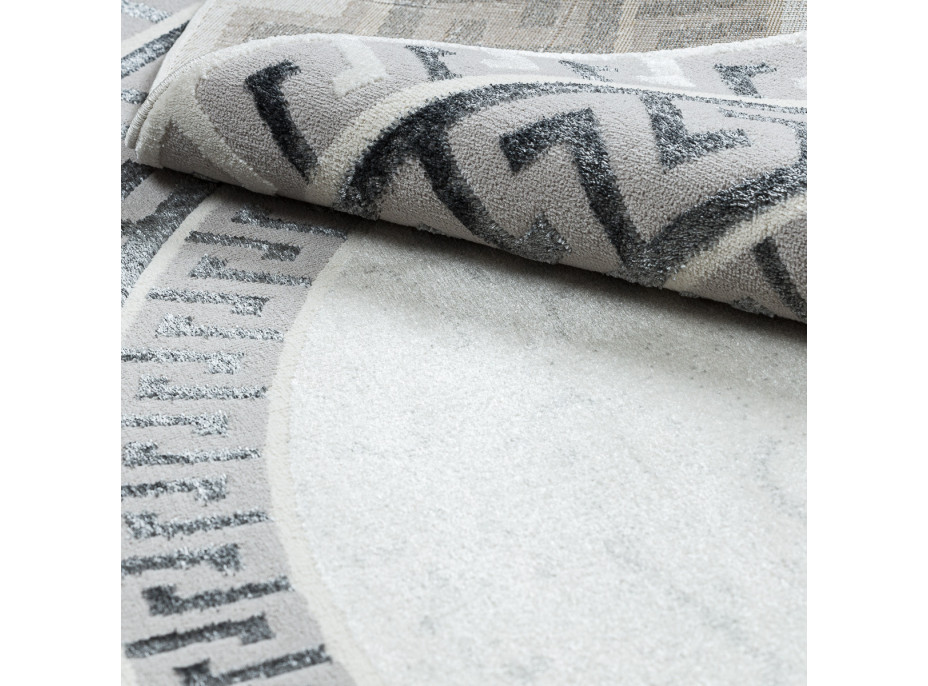 Kusový koberec Allure 1960 white/grey kruh