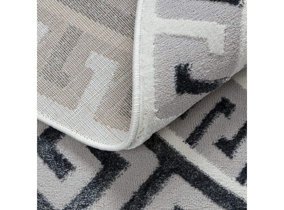 Kusový koberec Allure 1960 white/grey kruh