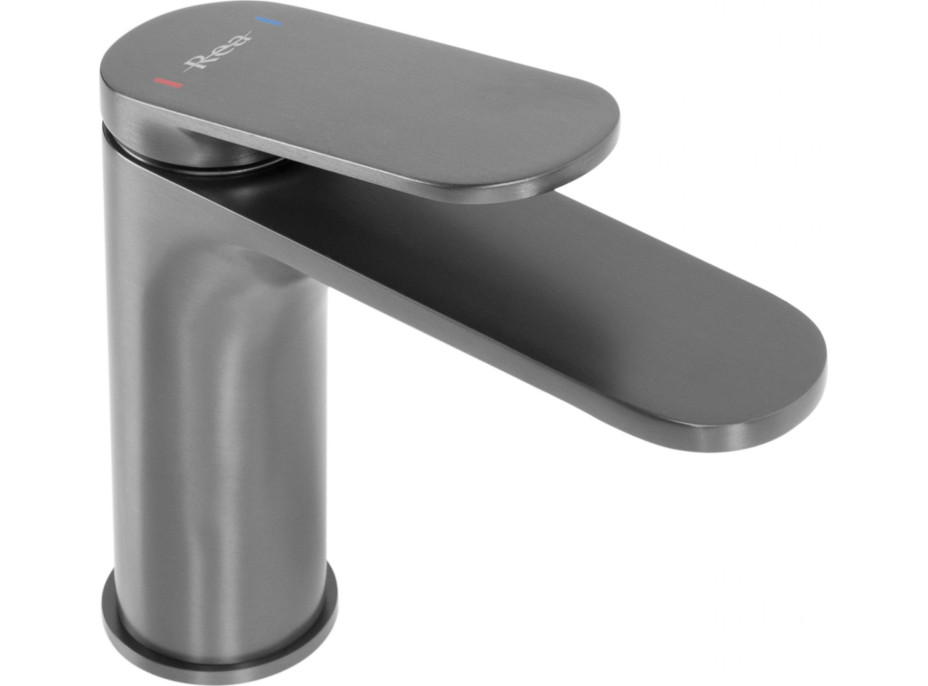 Umývadlová batéria REA MARCO - gun grey - nízka