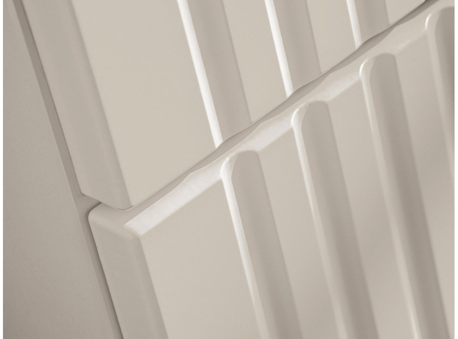 Kúpeľňová závesná skrinka s doskou ADÉLA 60 cm - kašmírová/dub wotan