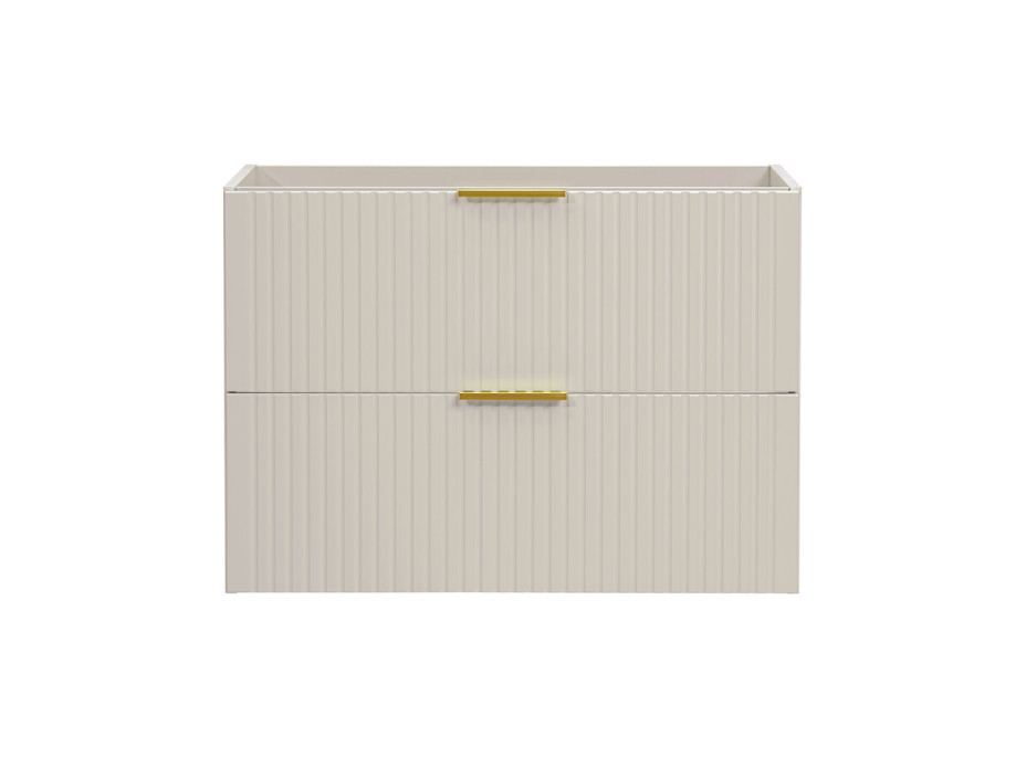 Kúpeľňová závesná skrinka pod umývadlo ADÉLA 80 cm - kašmírová