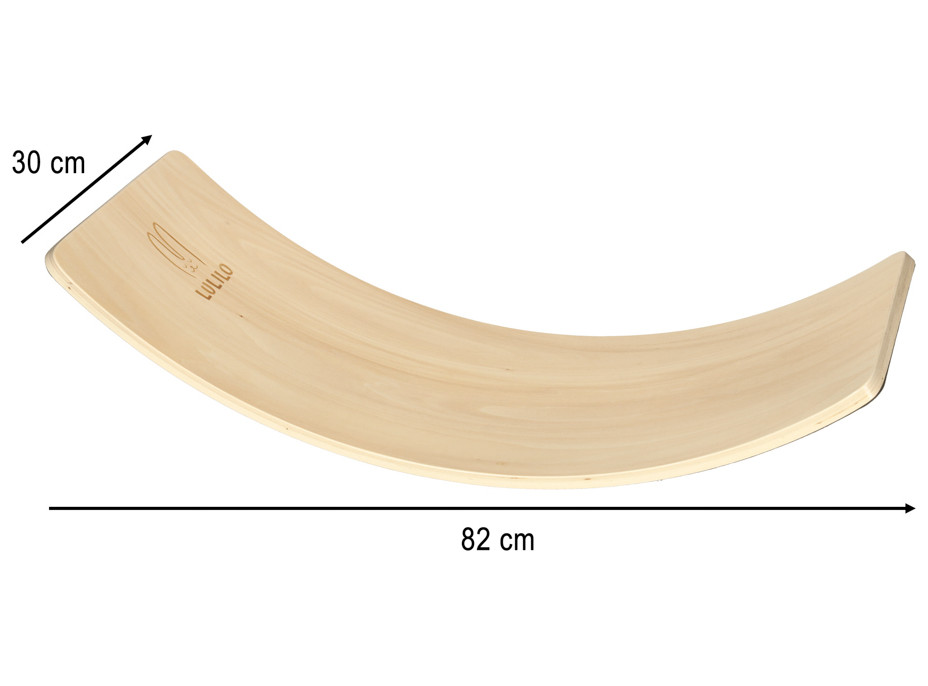 LULILO Ajlo Hojdacia balančná doska - šedá