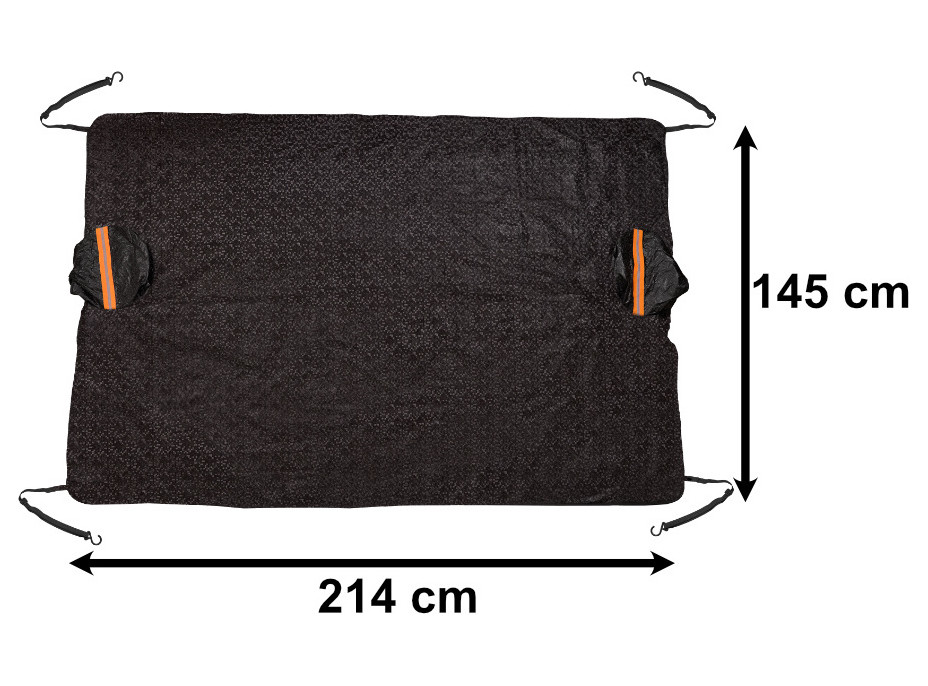 Slnečná clona na okno auta - magnetická