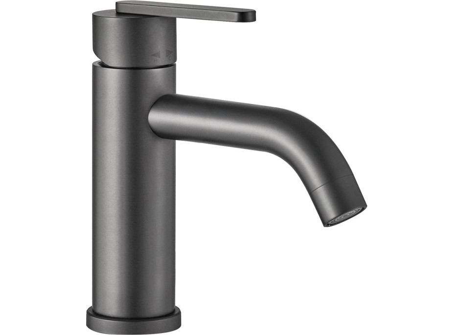 Umývadlová batéria REA ONTARIO - gun grey - nízka