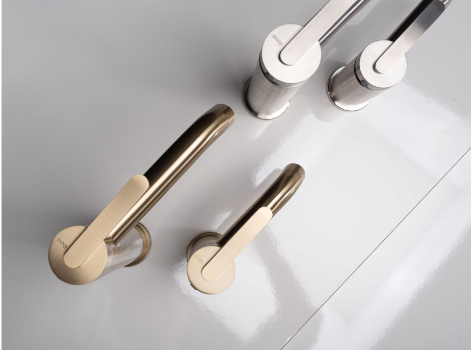 Umývadlová batéria REA ONTARIO - gun grey - vysoká