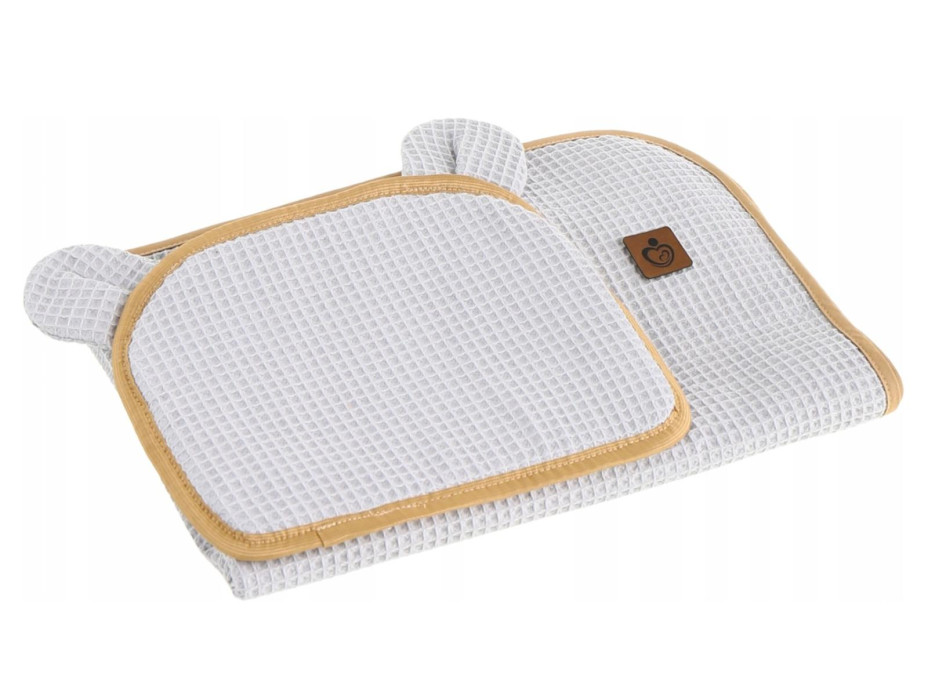 Hniezdočko (kokon) pre bábätko - BABYMAM AIR 3D SAFE SLEEP SET - šedé