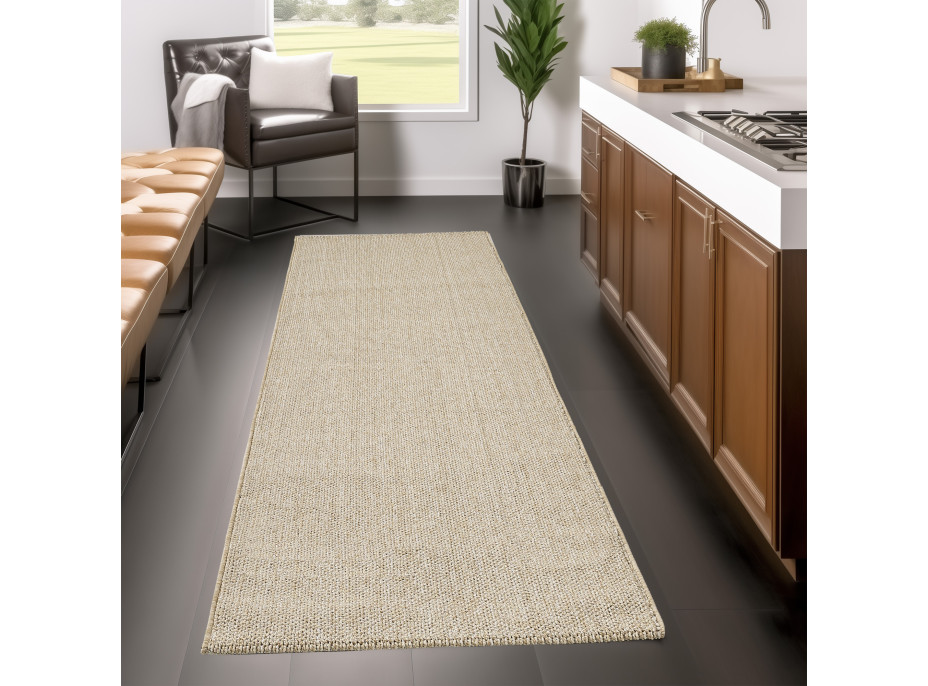 Kusový koberec Loom 4300 Beige kruh