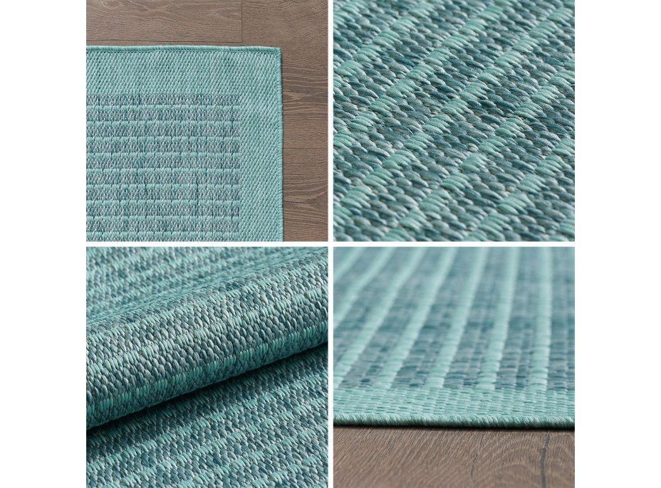 Kusový koberec Giza 1410 Blue kruh