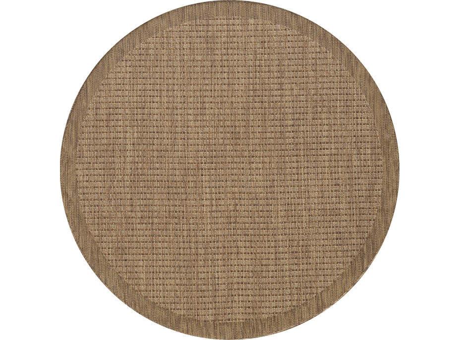 Kusový koberec Giza 1410 Brown kruh